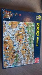 Van Haasteren puzzel de tennisbaan 1000 stukjes, Ophalen of Verzenden, 500 t/m 1500 stukjes, Zo goed als nieuw