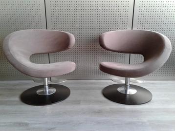 Set van 2x Variér (Stokke) Peel Club (Taupe), Zeer Mooi! beschikbaar voor biedingen