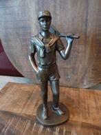 Nieuw beeld brons tennisspeler 22 cm H., Antiek en Kunst, Ophalen of Verzenden