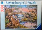 Ravensburger 3000 puzzel Afrika Savanne Dieren., Ophalen of Verzenden, Meer dan 1500 stukjes, Zo goed als nieuw, Legpuzzel