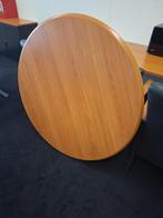 GRATIS ronde tafel met 4 stoelen, Huis en Inrichting, Tafels | Eettafels, Ophalen, Gebruikt, Rond, Kersenhout