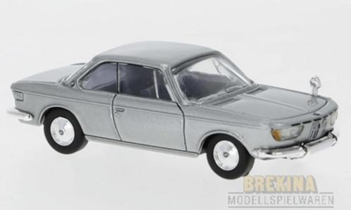 PCX870031 BMW 2000 CS, zilver, Hobby en Vrije tijd, Modelauto's | 1:87, Nieuw, Auto, Brekina, Ophalen of Verzenden