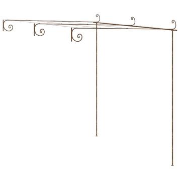 Tuinpergola 3x3x2,5 m ijzer antiekbruin €145 beschikbaar voor biedingen