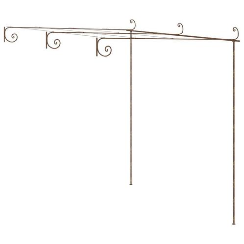 Tuinpergola 3x3x2,5 m ijzer antiekbruin €145, Tuin en Terras, Tuinwanddecoratie, Nieuw, Ophalen of Verzenden