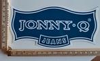 Vintage sticker Jonny Q jeans Logo., Ophalen of Verzenden, Zo goed als nieuw