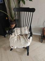 Zwarte Schommelstoel - Vintage Stijl, Huis en Inrichting, Stoelen, Ophalen, Gebruikt, Zwart, Vintage
