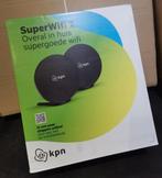 2 stuks KPN Superwifi v2, zwart en nieuw in doos, direct oph, Computers en Software, WiFi-versterkers, Ophalen of Verzenden, Nieuw