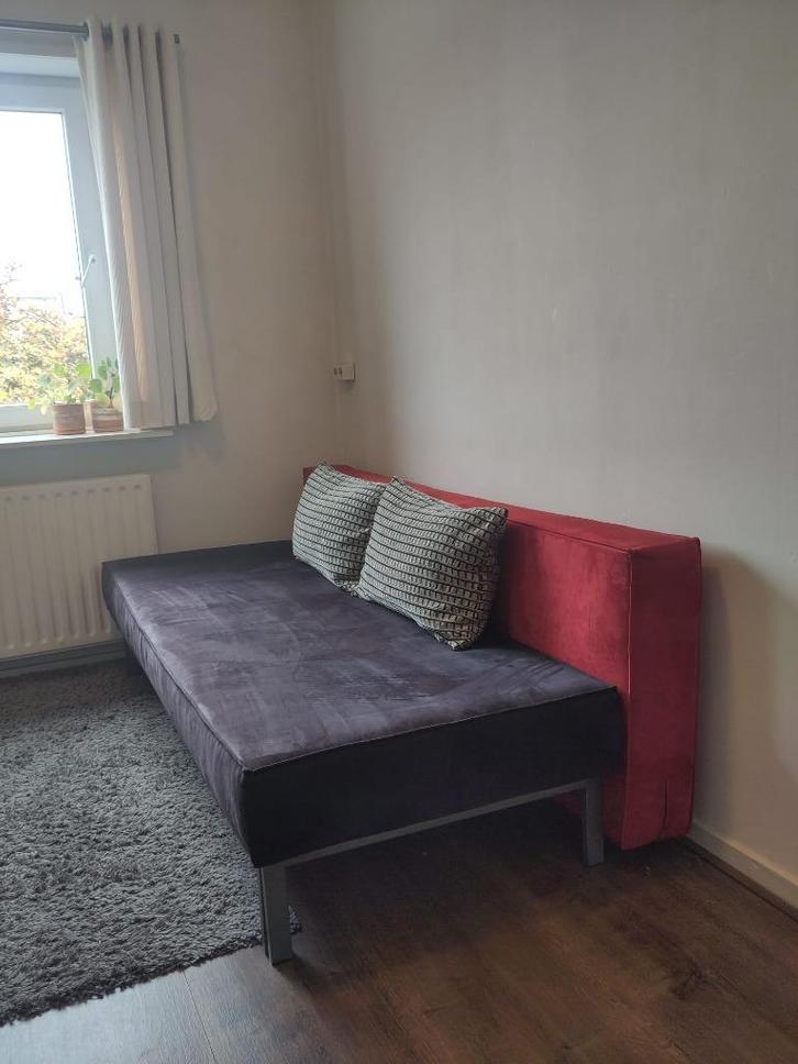 Retro slaapbank, Huis en Inrichting, Banken | Bankstellen, Zo goed als nieuw, Rechte bank, Driepersoons, 150 tot 200 cm, 75 tot 100 cm