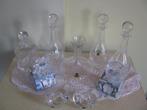 Kristal * PRACHTIG * 4 x sfeerlicht * 5 x karaf * zie foto's, Ophalen of Verzenden