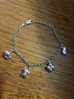 Leuke zilveren 925 armband met bedel, Verzenden, Gebruikt, Zilver, Zilver