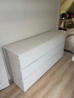 IKEA MALM 6 lades wit, Huis en Inrichting, Kasten | Ladekasten, Ophalen, 5 laden of meer, Zo goed als nieuw, Minder dan 100 cm
