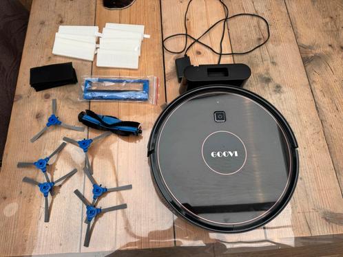 Goovi D382 Robotstofzuiger zeer krachtig mbt dierenharen, Witgoed en Apparatuur, Stofzuigers, Gebruikt, Robotstofzuiger, Minder dan 1200 watt