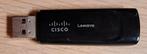 Linksys Cisco USB netwerk adapter Wifi - Draadloos WUSB100, Ophalen of Verzenden, Gebruikt