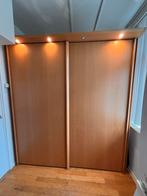 Kledingkast met schuifdeuren en verlichting, Ophalen, Gebruikt, 200 cm of meer, 150 tot 200 cm