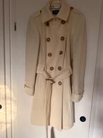 Claudia Strater lange jas maat 38, Kleding | Dames, Jassen | Winter, Maat 38/40 (M), Wit, Ophalen of Verzenden, Zo goed als nieuw