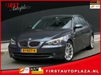BMW 5-serie 523i Executive AUTOMAAT DVD/NAVI/LEDER/CRUISE |, Achterwielaandrijving, Zwart, Leder en Stof, Origineel Nederlands