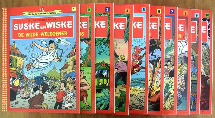 1e Druk Suske en Wiske, Boeken, Stripboeken, Gelezen, Meerdere stripboeken, Ophalen of Verzenden