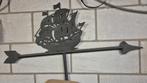 Windveer / windwijzer boot / schip voor op schoorsteenkap, Ophalen, Gebruikt, Zwart, Steen of Klei