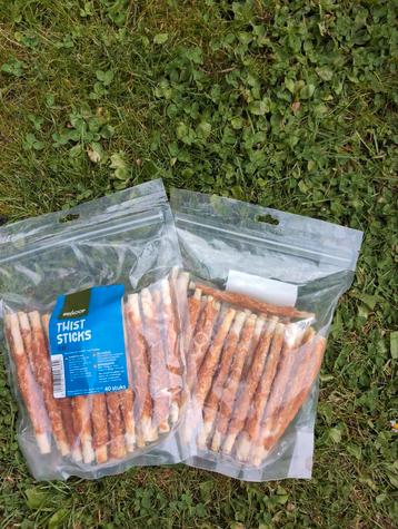 Kippekluifjes kauw sticks twiststick snack hond. Nieuw 80 st beschikbaar voor biedingen