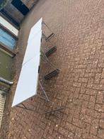 3 Aluminium Tafels, Ophalen of Verzenden, Gebruikt