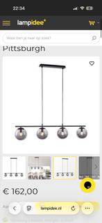 Hanglamp smoke, Huis en Inrichting, Lampen | Hanglampen, Ophalen, Zo goed als nieuw, Minder dan 50 cm