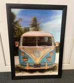 Vw volkswagen bus schilderij 74x54 cm, Ophalen, Zo goed als nieuw, Schilderij, 75 cm of meer