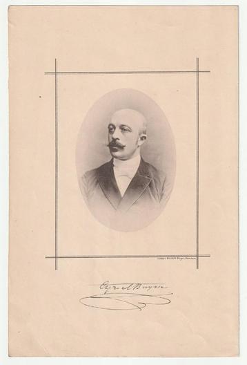 prent met portret van Cyriel Buysse beschikbaar voor biedingen