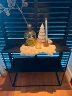 zwarte sidetable, 50 tot 100 cm, Zo goed als nieuw, Metaal, Ophalen