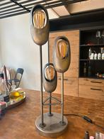 Oudzilveren lampenset met warme lampen inbegrepen, Ophalen, Zo goed als nieuw, Metaal, Minder dan 50 cm