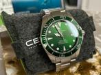 Certina DS action diver 38mm sunburst green full set zgan, Sieraden, Tassen en Uiterlijk, Horloges | Heren, Overige merken, Staal