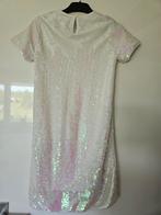 Meisjes pailette jurk rekbaar stof zgan, Ophalen of Verzenden, Zo goed als nieuw, Meisje, Jurk of Rok