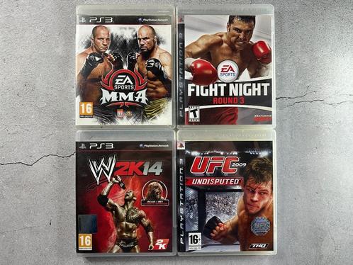 MMA, UFC, Fight Night, WWE games Playstation 3 (PS3), Spelcomputers en Games, Games | Sony PlayStation 3, Zo goed als nieuw, Vechten