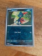 Sneasel #61, Reverse Holo, Pokemon Prismatic Evolutions, Ophalen of Verzenden, Nieuw, Losse kaart