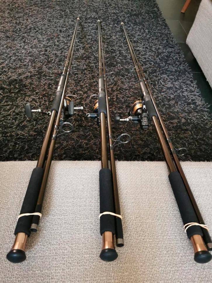 3 st 12ft 2,75-3lb Danau/Sielhorst Terminator Special Carp, Watersport en Boten, Hengelsport | Karpervissen, Zo goed als nieuw