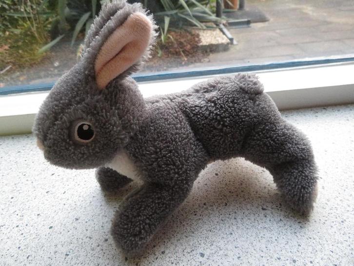 Konijn of haas grijs met lichtroze merk AFP All for Paws, Kinderen en Baby's, Speelgoed | Knuffels en Pluche, Zo goed als nieuw
