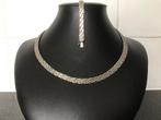 Zilveren Ketting en Armband Set. 835 gemerkt., Ophalen of Verzenden, Gebruikt, Zilver