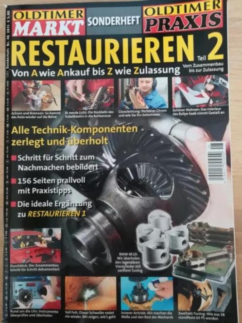 Oldtimer MARKT SONDERHEFT RESTAURIEREN TEIL 1 + 2, Boeken, Auto's | Folders en Tijdschriften, Gelezen, Algemeen, Ophalen of Verzenden