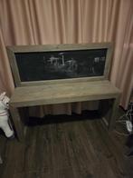 Stijgerhout bureau met krijtbord, Kinderen en Baby's, Kinderkamer | Tafels en Stoelen, Ophalen, Zo goed als nieuw, Tafel(s)