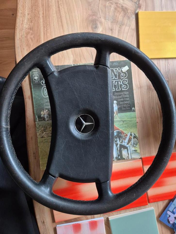 Mercedes  Leren Stuurwiel W123 W201 w124 w202 w140 w210 w126, Auto-onderdelen, Besturing, Mercedes-Benz, Gebruikt, Ophalen of Verzenden