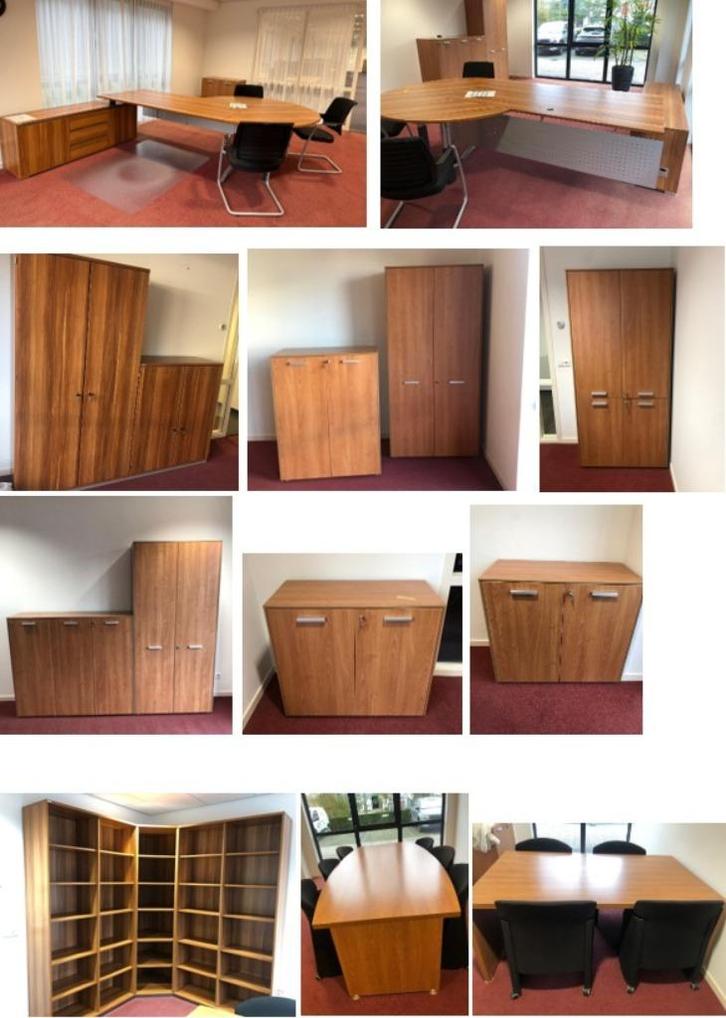 Compleet meubilair kantoor bureau - kasten - tafels, Huis en Inrichting, Kasten | Overige, Zo goed als nieuw, Ophalen