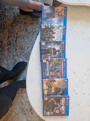 Te koop ps4 games 6 stuks  beschikbaar voor biedingen