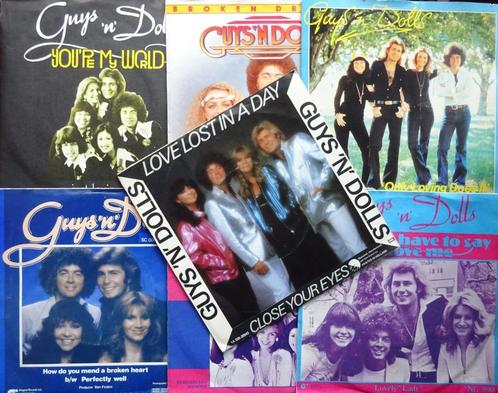 GUYS N DOLLS  --  7 singles samen voor 7 euro, Cd's en Dvd's, Vinyl Singles, Zo goed als nieuw, Pop, Ophalen of Verzenden