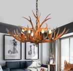 Hanglamp Herten Hoorn Stijl Kroonluchter 6 Arm - Nieuw!, Verzenden, Nieuw