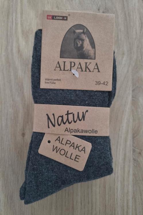 3 Paar Alpaka Wollen Sokken Maat 39-42, Kleding | Dames, Sokken en Kousen, Nieuw, Sokken en Kniesokken, Maat 39 t/m 42, Grijs