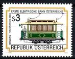 Michel  1757  1e Elektrische tram, Postzegels en Munten, Postzegels | Europa | Oostenrijk, Ophalen of Verzenden, Postfris