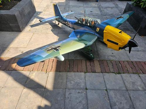 Radiografisch vliegtuig Junker Ju87 Stuka, Hobby en Vrije tijd, Modelbouw | Radiografisch | Vliegtuigen, Gebruikt, Nitro, Ophalen