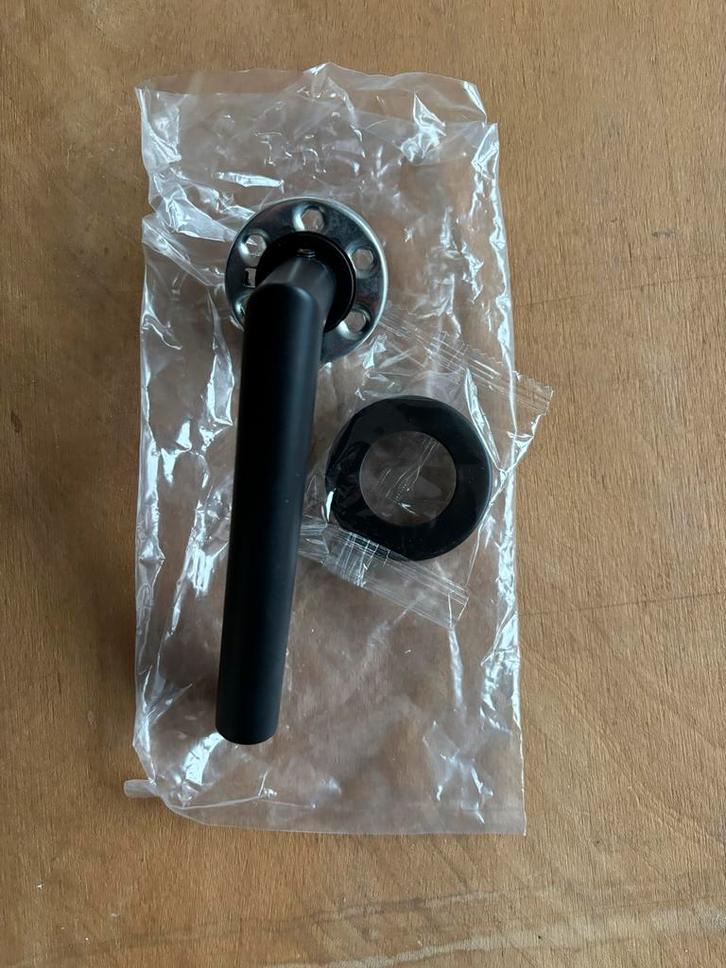 Nieuwe mat zwarte deurklinken + WC vrij/bezet, Doe-het-zelf en Verbouw, Hang- en Sluitwerk, Nieuw, Klink of Kruk, Overige materialen