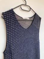 Humanoid blauw met gouden jurk maat L merino wol, Maat 38/40 (M), Customercare@humanoid.nl, HUMANOID Collective B.V., Humanoid