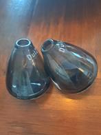 Dutz tuimelvaasjes, Ophalen of Verzenden, Zwart, Glas, Minder dan 50 cm