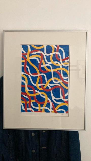 Abstracte Lito van AM Waterschool beschikbaar voor biedingen